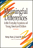 Meaningful Differences in the Everday Experience of Young American Children